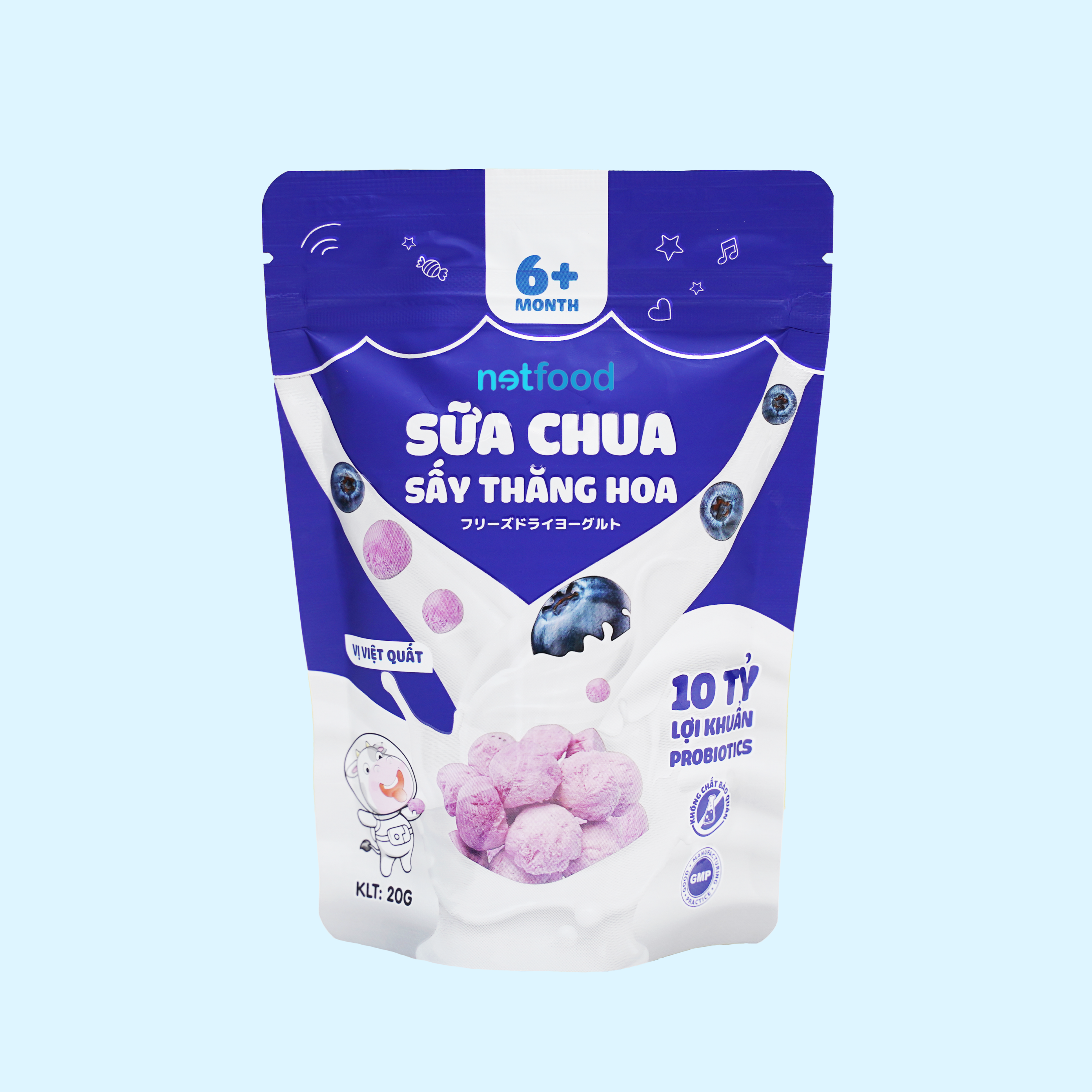 Sữa chua  vị việt quất